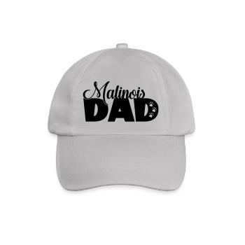Malinois Dad Belgian Shepherd Dog Pet Fun - Baseball Cap - grey - Front