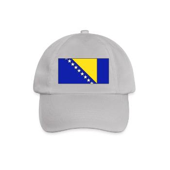 Bosnia and Herzegovina flag - Baseball Cap - grey - Front
