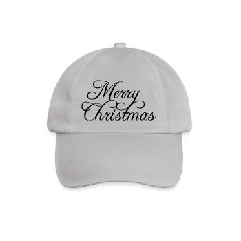 cool merry christmas christmas merry christmas m - Baseball Cap - grey - Front