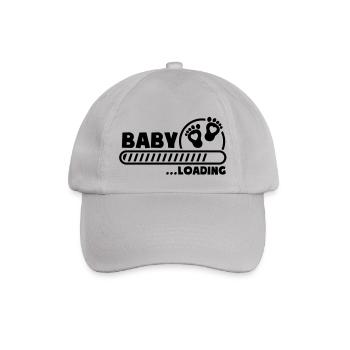 baby_loading_g1 - Baseballkappe - Grau - Vorne