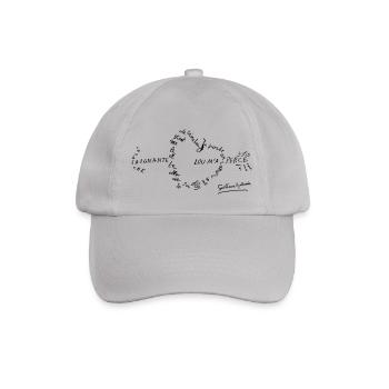 calligramme_fleche_saignante - Casquette classique - bruyère - Devant