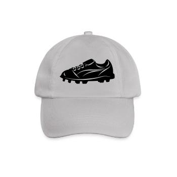 football boot - Baseball Cap - grey - Front