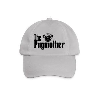 Pugmother Pug \Design for Dog Lovers - Baseball Cap - grey - Front