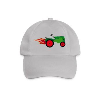 Tracteur vert | Trecker | tracteur | Bauer Bulldog - Casquette classique - bruyère - Devant