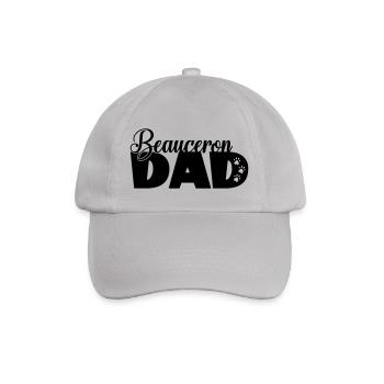 Beauceron Dad - Hundepapa lustiger Spruch - Baseballkappe - Grau - Vorne