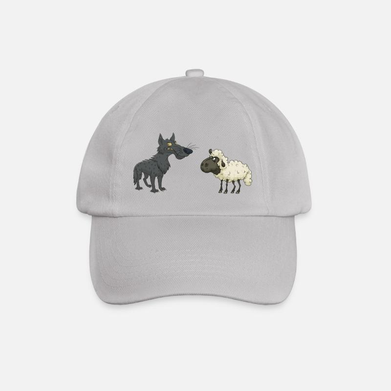 Wolf Schaf - Baseballkappe - Grau