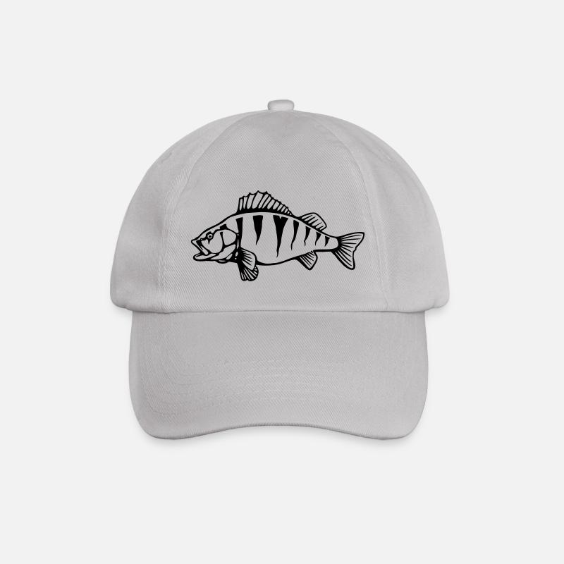 Barsch - Baseballkappe - Grau