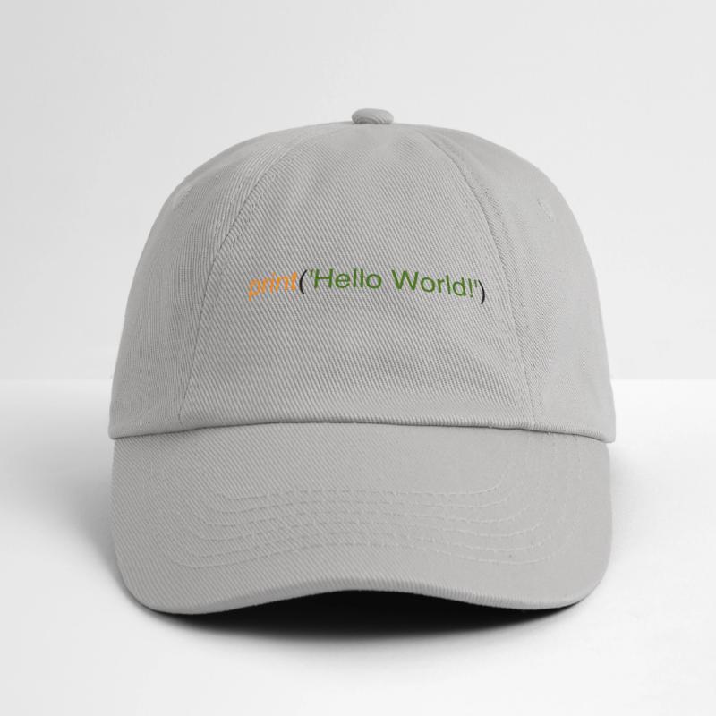 Hello World Python Baseballkappe