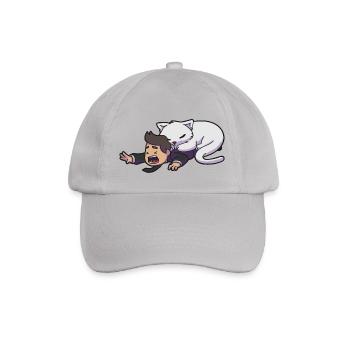Cuddly cat - Baseball Cap - grey - Front