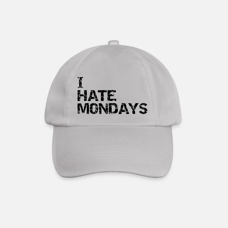 i hate mondays - Baseballkappe - Grau