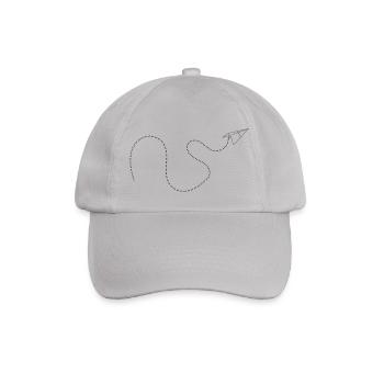 Origami paper planes 1 c. - Baseball Cap - grey - Front