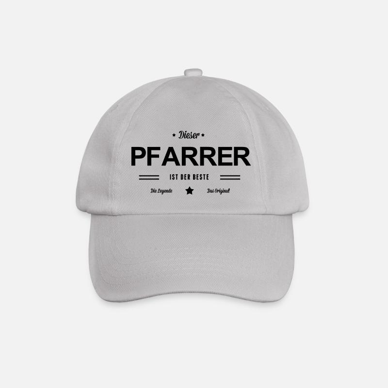 Bester Pfarrer - Baseballkappe - Grau