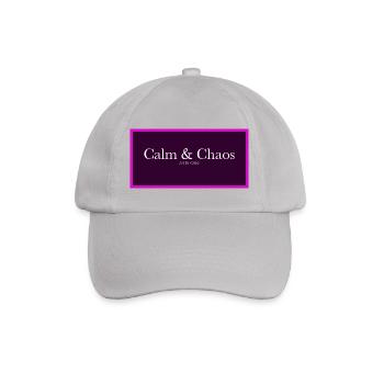 Calm & Chaos - Baseball Cap - grey - Front