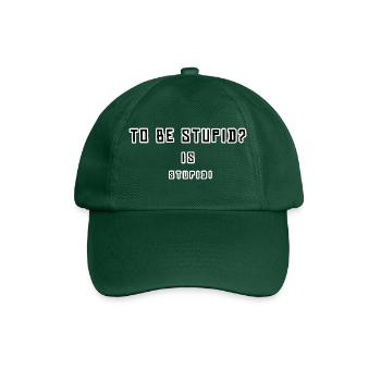 Design provocateur et humoristique - Casquette classique - vert bouteille - Devant