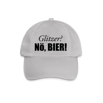 Glitzer - Baseballkappe - Grau - Vorne