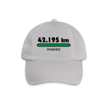 Marathon Finisher - Baseballkappe - Grau - Vorne