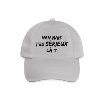 Mais t'es sérieux là - N - Casquette classique - bruyère - Devant