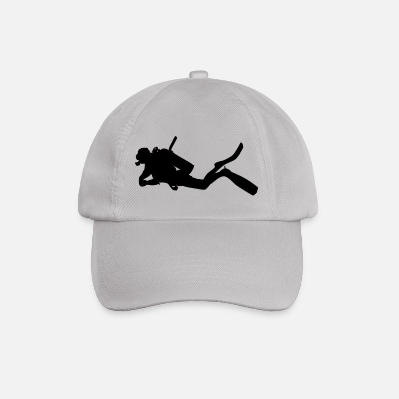 Diver - Baseball Cap - grey