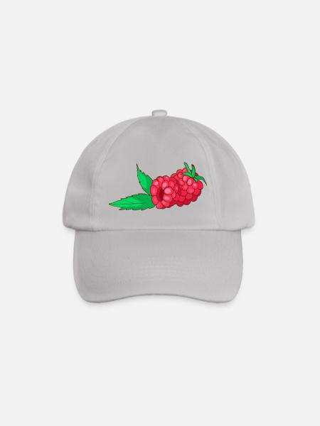 Himbeeren - Baseballkappe - Grau