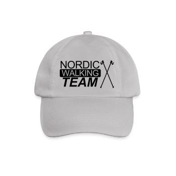 NORDIC WALKING, WALKING, NORDIC, STICKS - Baseball Cap - grey - Front