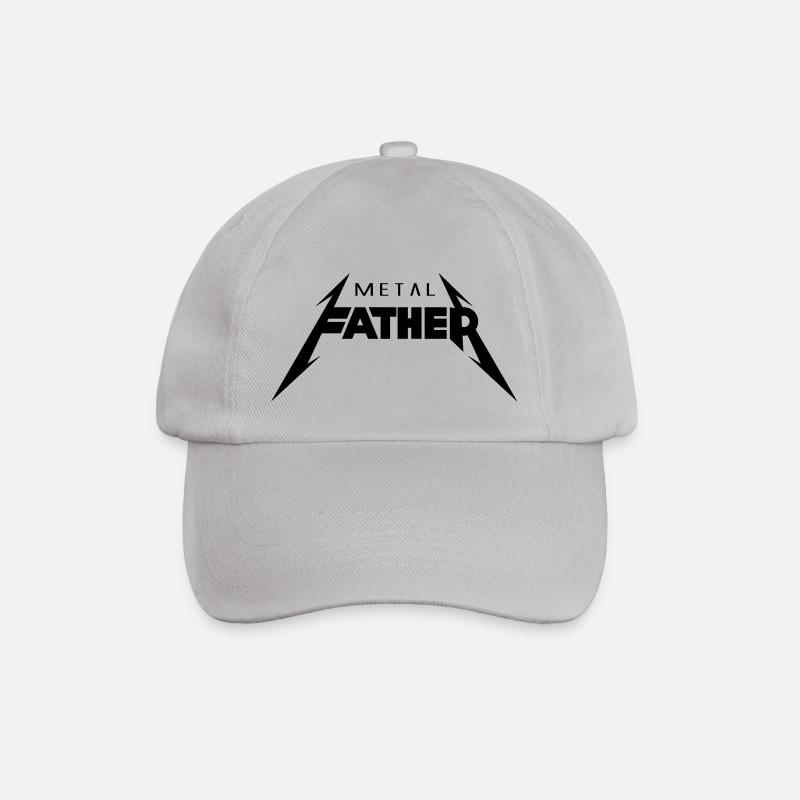 Metal Father_V2 - Baseballkappe - Grau