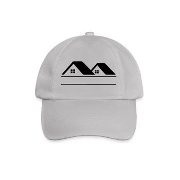 Bannière de texte Maisons - Casquette classique - bruyère - Devant