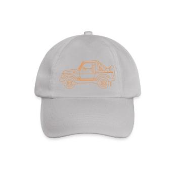 Orange 4X4 - Baseball Cap - grey - Front