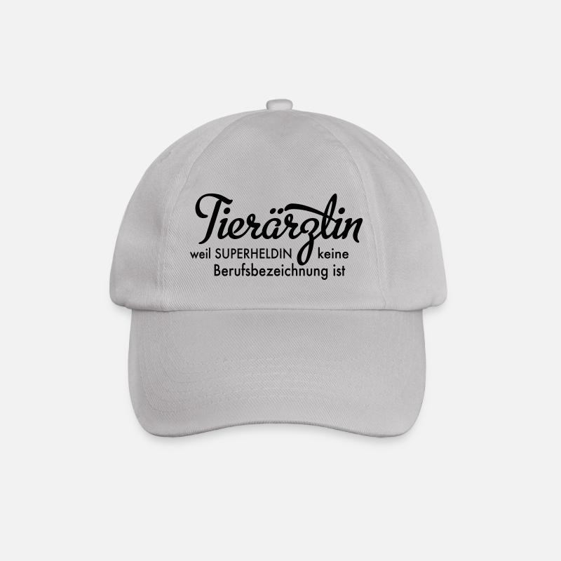 Tierärztin - Baseballkappe - Grau