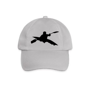 kayak sport - Baseball Cap - grey - Front