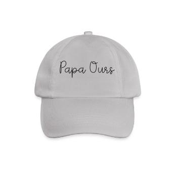 Daddy bear - Baseball Cap - grey - Front