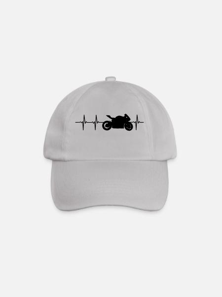 cadeau T-shirt moto idée énonciations drôles vélo - Casquette classique - bruyère