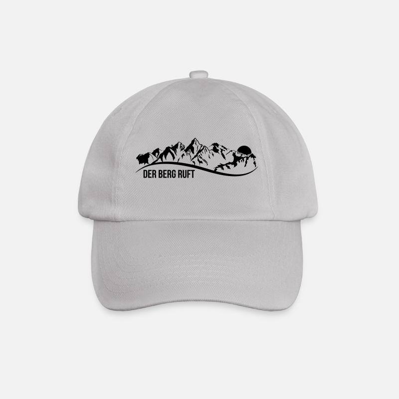 der berg ruft - Baseballkappe - Grau