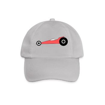 dragster racer automotive car racing car2 - Baseball Cap - grey - Front