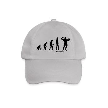 Evolution Bodybuilding Bodybuilder Geschenk - Baseballkappe - Grau - Vorne