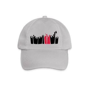 paumes vacances île extraterrestre noir homme long bras - Casquette classique - bruyère - Devant