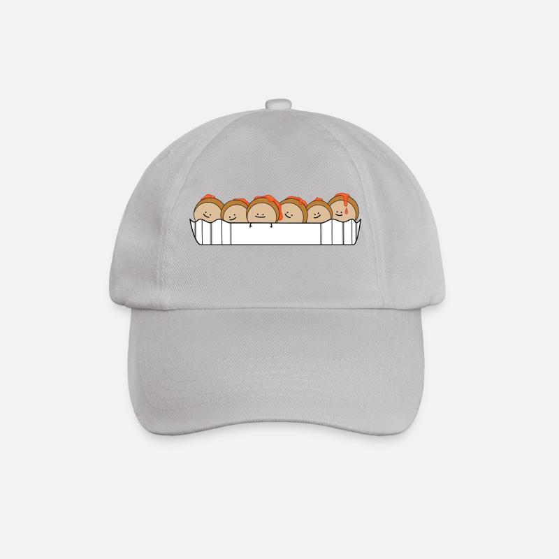 Currywurst - Baseballkappe - Grau