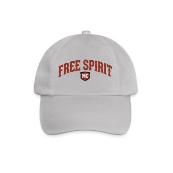 Lettrage Free Spirit MC - Casquette classique - bruyère - Devant