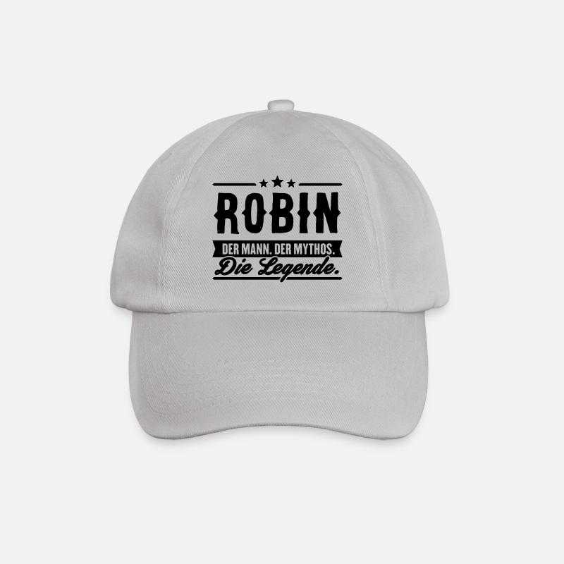 Mann Mythos Legende Robin - Baseballkappe - Grau