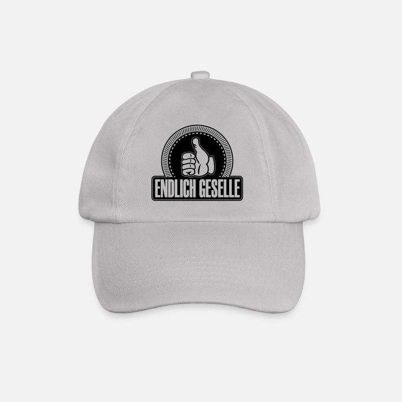 Endlich Geselle Daumen hoch - Baseballkappe - Grau