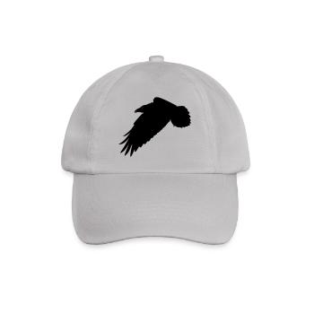 Black Raven - Baseball Cap - grey - Front