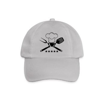 (koch_12_1f) - Baseball Cap - grey - Front