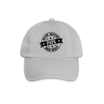 bester_papa_01 - Baseballkappe - Grau - Vorne