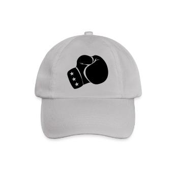 Boxing glove boxing - Baseball Cap - grey - Front