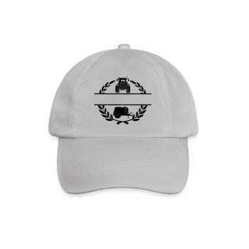 Tracteur avec réservoir vautour en couronne de laurier - Casquette classique - bruyère - Devant