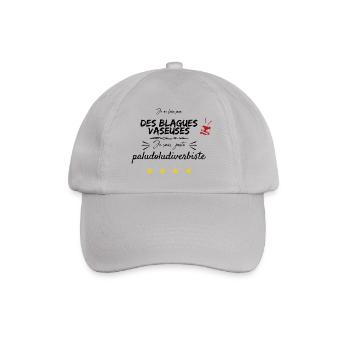 je ne fais pas de blagues vaseuses - Casquette classique - bruyère - Devant