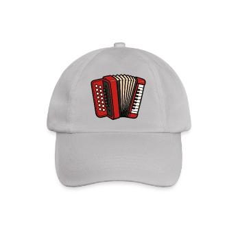 akkordeon - Baseballkappe - Grau - Vorne