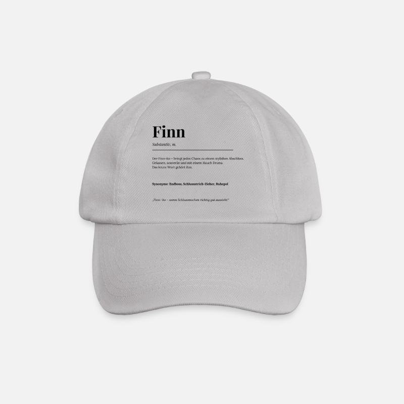 Finn - Baseballkappe - Grau