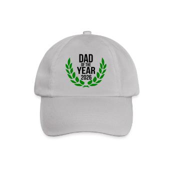 Dad of the year 2026 Father Baby Dad 2026 Father's Day - Baseball Cap - grey - Front
