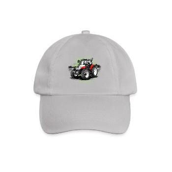 Ferme Steyr Tracteur Rouge – Motif à mi-teinte - Casquette classique - bruyère - Devant