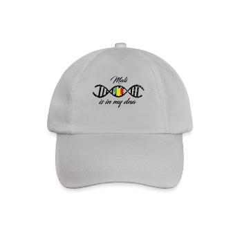 love my dns dna land country Mali - Baseballkappe - Grau - Vorne